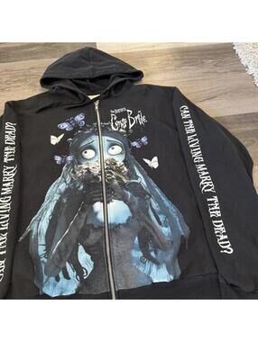 corpse bride zip up hoodie 2022 M